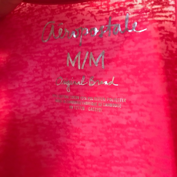 Aeropostale pink long sleeve button up blouse - Picture 2 of 2